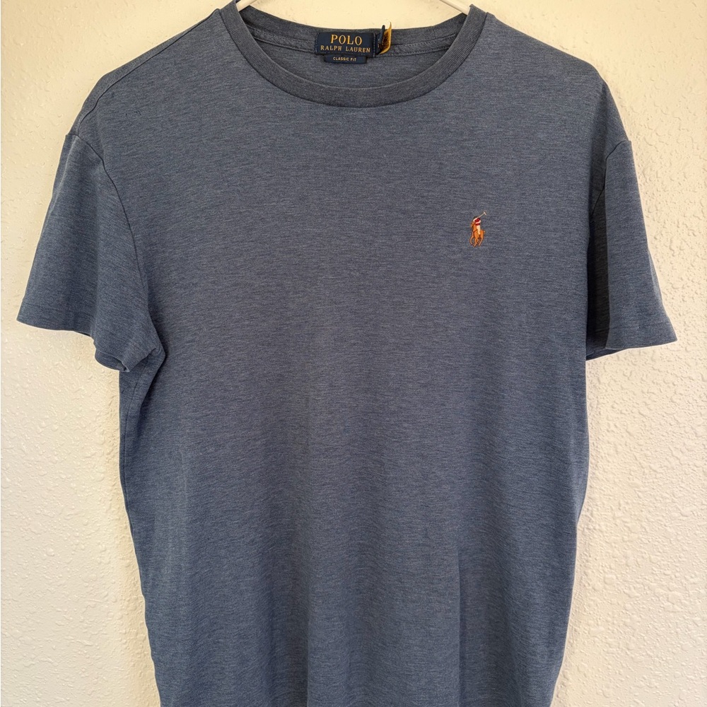 Ralph Lauren Men's Heather Blue Tee